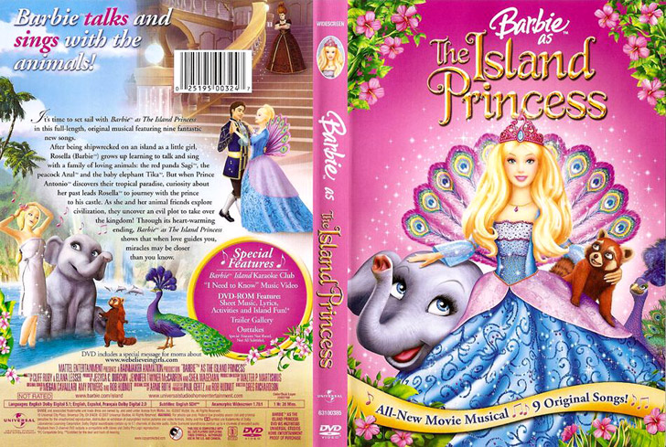 Jaquette DVD Barbie as the Island Princess Cover