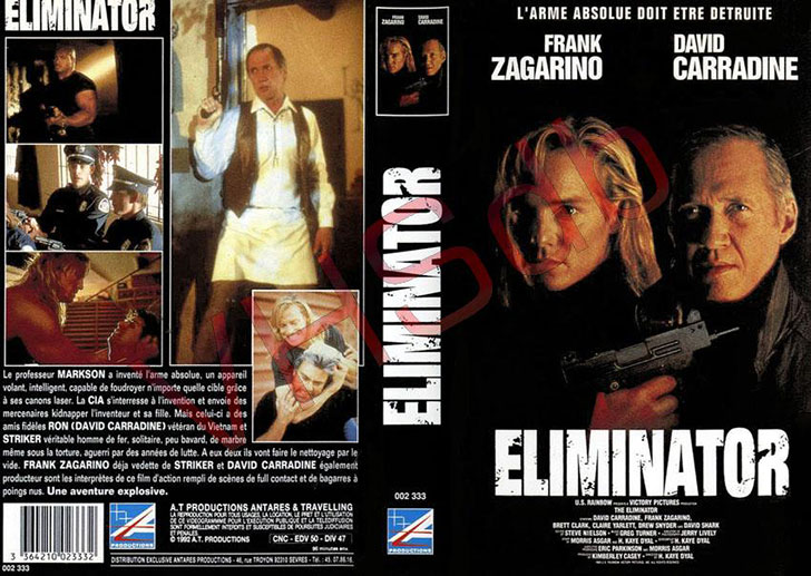 Jaquette VHS Eliminator Cover