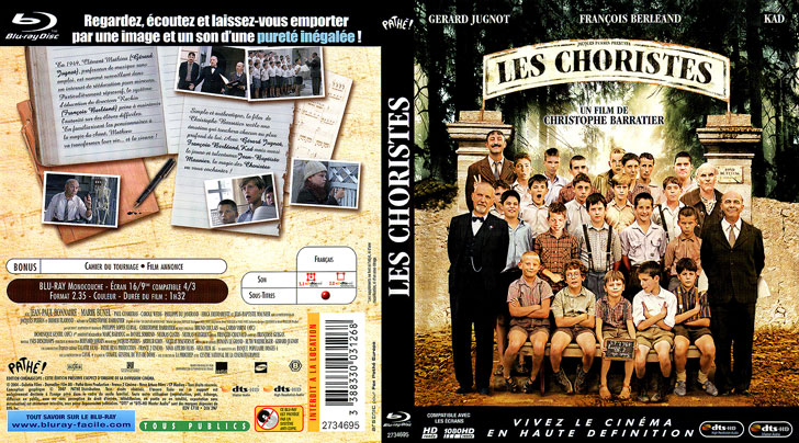 Jaquette Blu-ray Les Choristes Cover