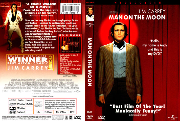 Jaquette DVD Man on the Moon Cover