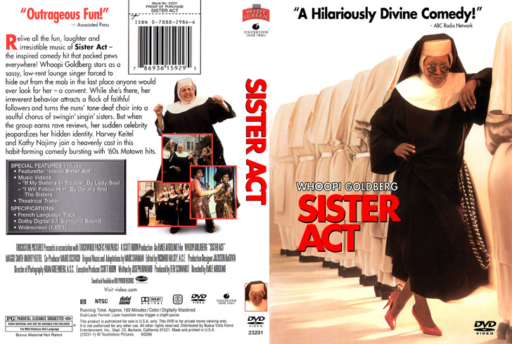 Jaquette DVD Sister Act Cover