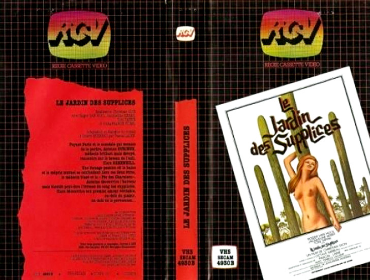 Jaquette VHS Le Jardin des supplices Cover