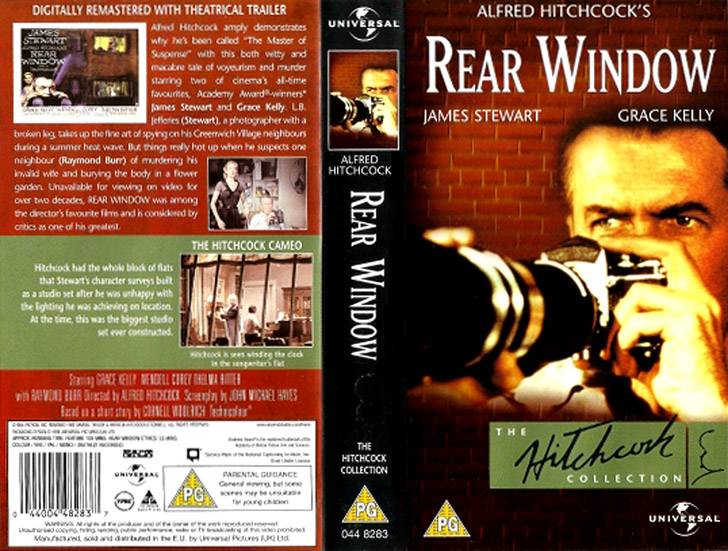 Jaquette VHS Rear Window Cover