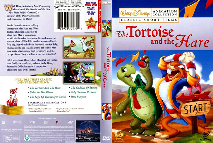 Jaquette DVD The Tortoise and the Hare Cover